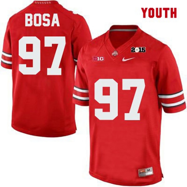 Ohio State Buckeyes Youth NCAA Joey Bosa #97 Red College Football Jersey XJP2549VX